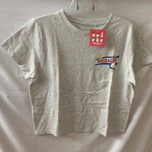 UNIQLO UT SANRIO Pochacco Supermarket Collection Tee in Gray Sz LARGE